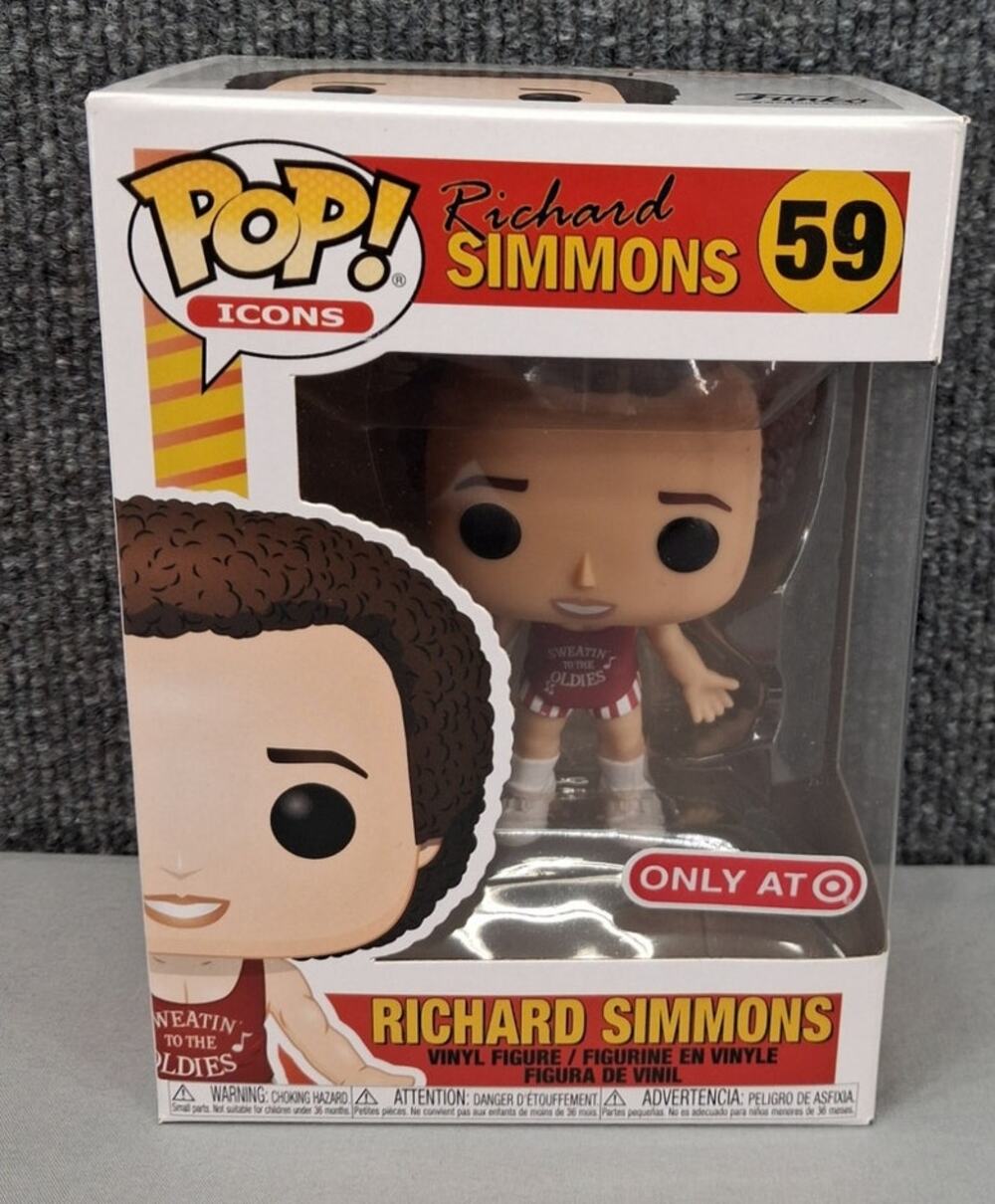 Funko Pop Icons Richard Simmons 59 Target Exclusive Protective Case